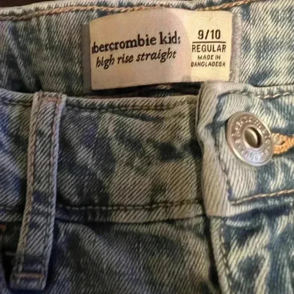 Abercrombie High Rise Straight Leg Jeans 9/10 - Picture 4 of 8